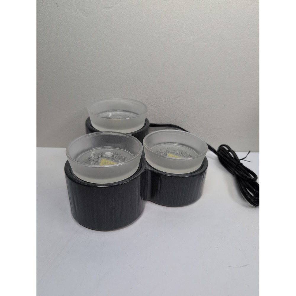 Scentsy Accord Warmer GRAY - Retired Triple Wax Warmer